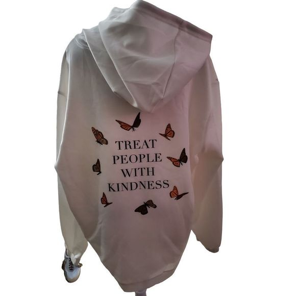 NWOT WOMENS BELILY BUTTERFLY SWEATSHIRT - Picture 2 of 4